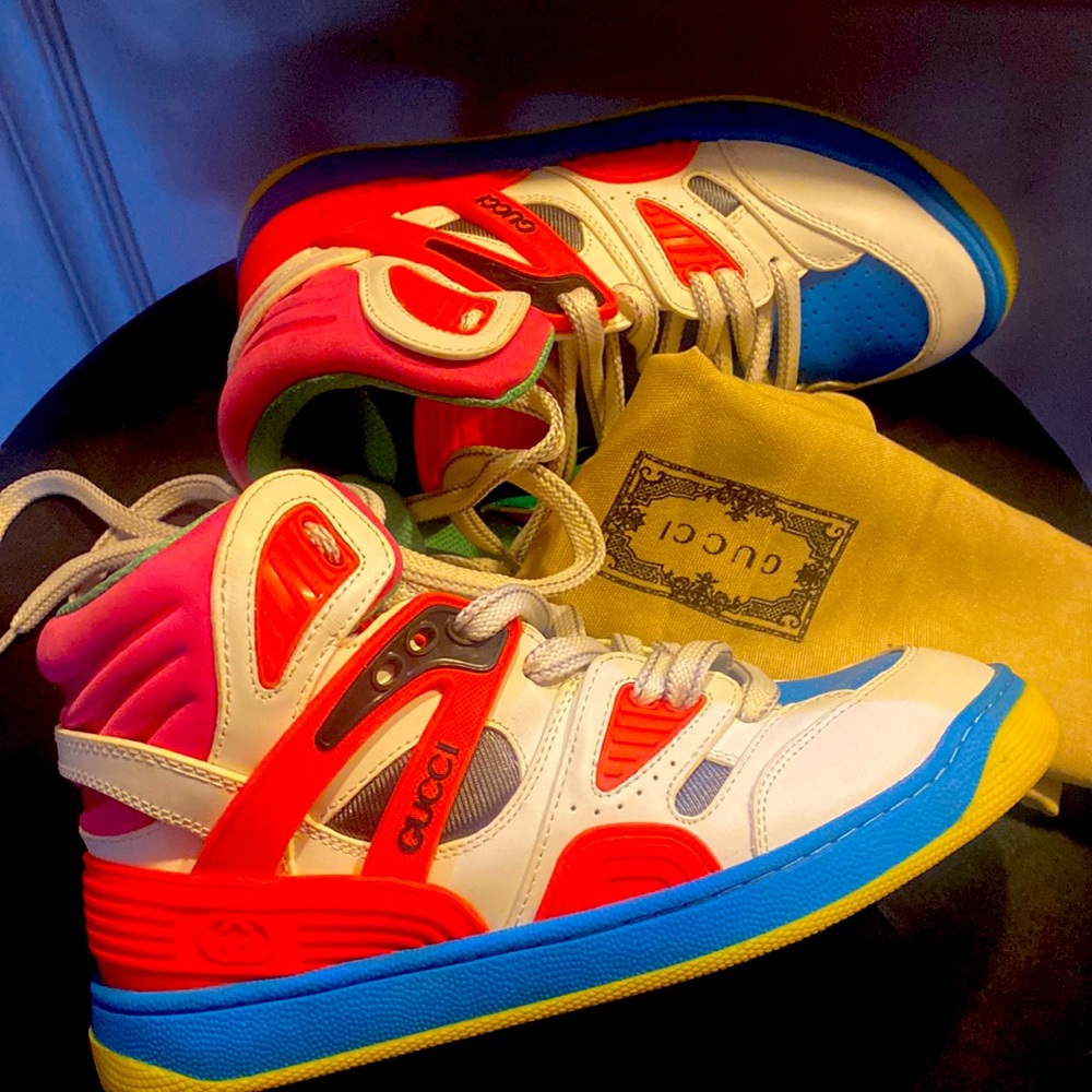 Gucci Basketball tennis shoe,SIZE 38
